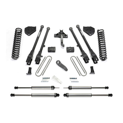 Fabtech 6" 4-Link System w/ Coils & DLSS Shocks | Ford F250/F350 4WD Diesel (17-21) (K2219DL)