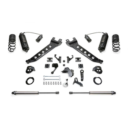 Fabtech 5in Radius Arm Kit w/ 4.0in Coilover Resi DLSS and Rear 2.25in DLSS | Ram 2500 4WD (19-21) (K3184DL)