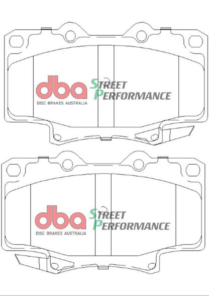DBA SP500 Front Street Performance Brake Pads | Toyota Land Cruiser (91-96) (DB1199SP)