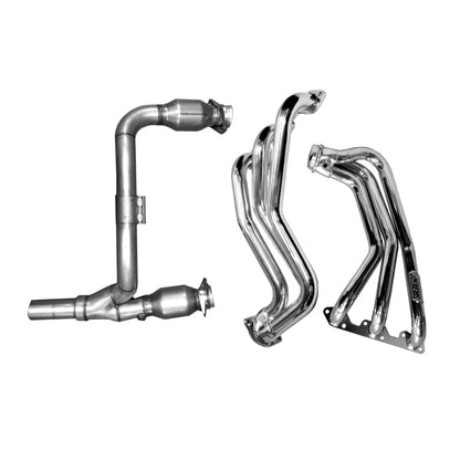 BBK 07-18 Jeep Wrangler 3.8 V6 Long Tube Headers & Y Pipe - 1-5/8 Ceramic (40500)