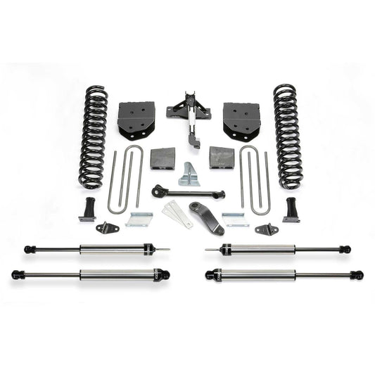 Fabtech 6in Basic Suspension System w/ DLSS Shocks | Ford F450/550 4WD 10 Lug (11-13) (K2155DL)