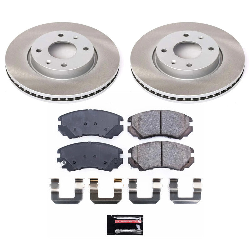PowerStop 02-06 Kia Optima Front Semi-Coated Rotor Kit (SC5290)