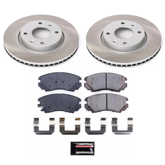 PowerStop 02-06 Kia Optima Front Semi-Coated Rotor Kit (SC5290)