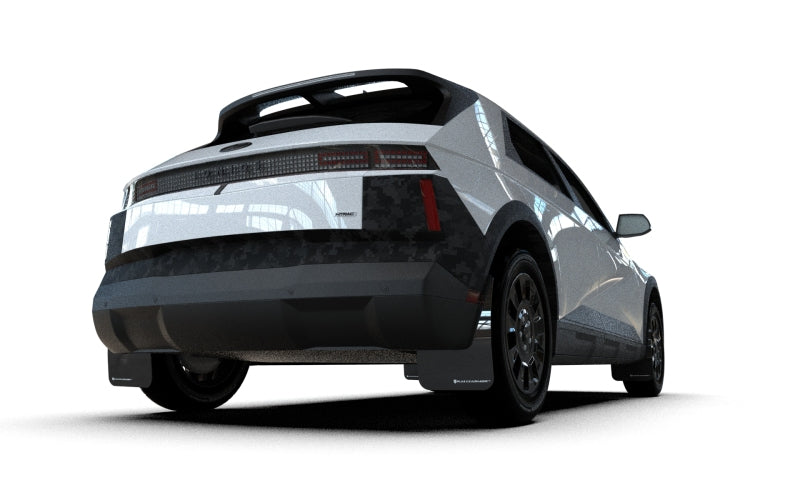 Rally Armor 2025 Hyundai Ioniq 5 XRT Black Mud Flap White Logo