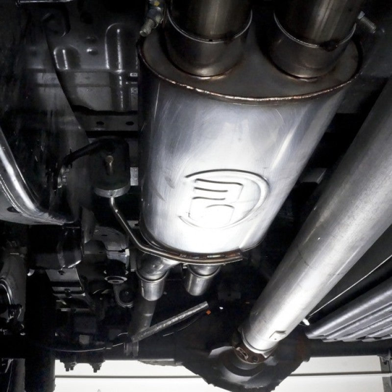Stainless Works 3in Catback Factory Connect Dump Exit | Ford Raptor 3.5L (17+) (FTR17CBDP)