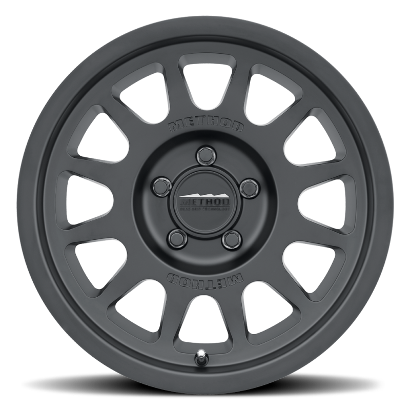 (set of 4) Method MR703 Matte Black | 17x8.5" +0mm | 5x5in Wheel