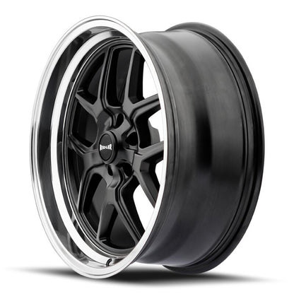 Ridler Wheels 610 Matte Black Polished | 17x8" +0mm | 5x120.65mm Wheel