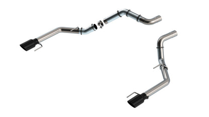 Borla 3in Tail Pipe Kit 4.5in Tip Black Chrome | 2022-26 Ford F-150 Lightning (60727BC)