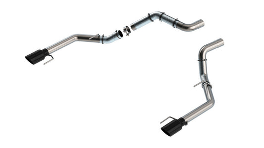Borla 3in Tail Pipe Kit 4.5in Tip Black Chrome | 2022-26 Ford F-150 Lightning (60727BC)