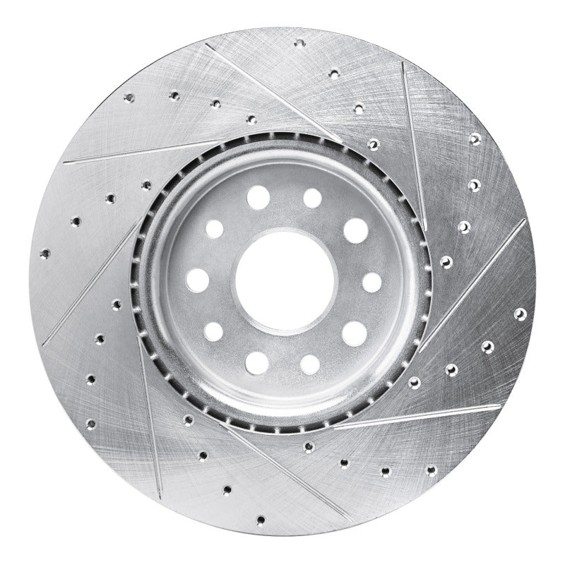 DFC D&S Silver Brake Rotor (FRONT LEFT): Dodge Charger (21-25)