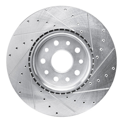 DFC D&S Silver Brake Rotor (FRONT LEFT): Dodge Charger (21-25)