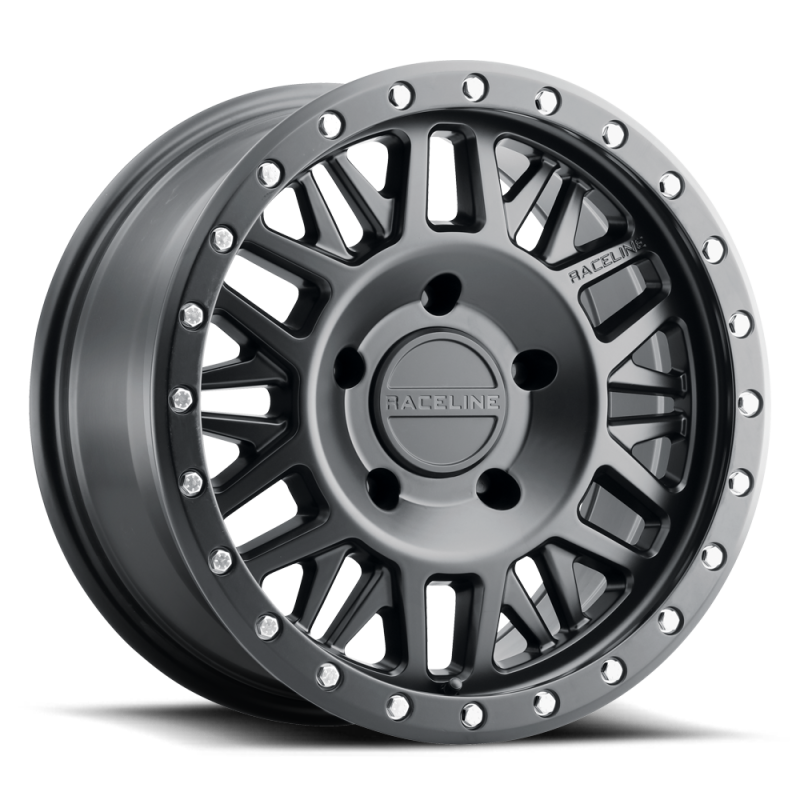 Raceline 951 Ryno Satin Black | 17x8.5" +0mm | 5x127mm Wheel