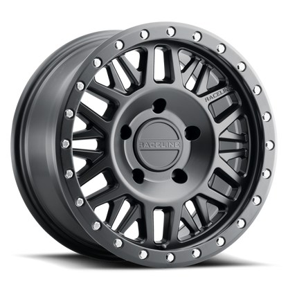 Raceline 951 Ryno Satin Black | 18x9" +18mm | 6x135mm Wheel