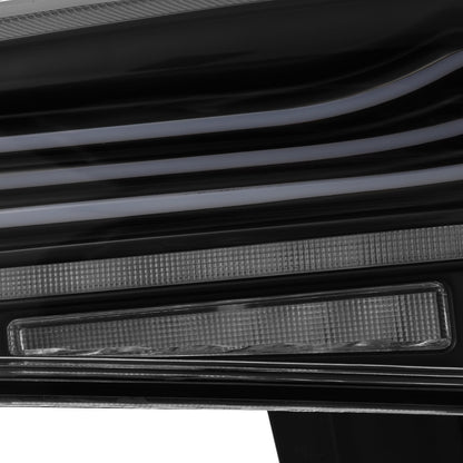AlphaRex 20-25 Toyota Supra CSL Laser Style LUXX-Series LED Tail Lights - Black