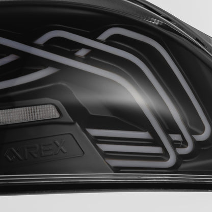 AlphaRex 20-25 Toyota Supra CSL Laser Style LUXX-Series LED Tail Lights - Black