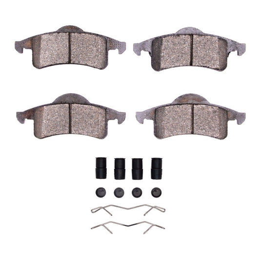 DFC Rear Ultimate Duty Perf Brake Pads & Hardware Kit (REAR): Jeep Grand Cherokee (99-04)