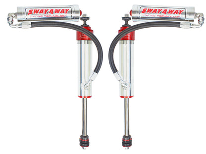 aFe Sway-A-Way 2.5in Front Shock Kit w/ Remote Reservoir | Nissan Patrol (97-17) (201-5600-05)