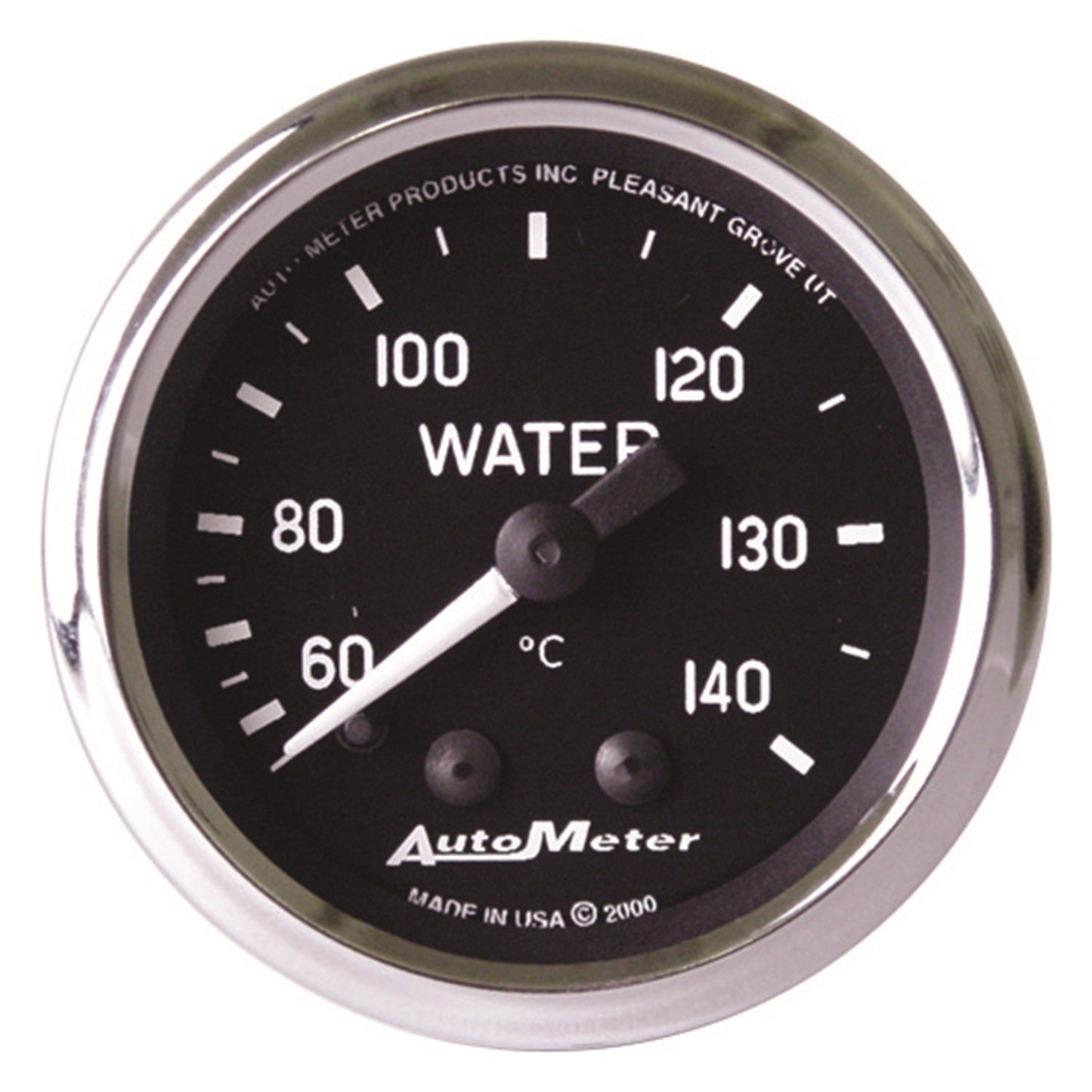 AutoMeter Cobra 2-1/16 inch 60-140 Deg Celcius Mechanical Water Temperature Gauge (201007)