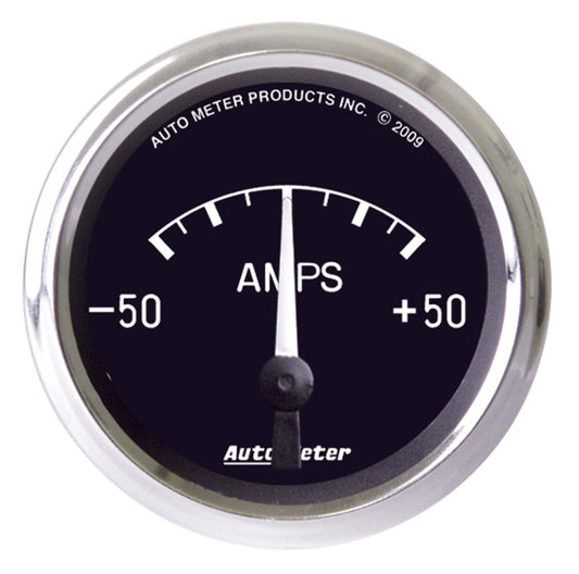 AutoMeter Gauge Ammeter 2-1/16in. 50A Electric Cobra (201012)