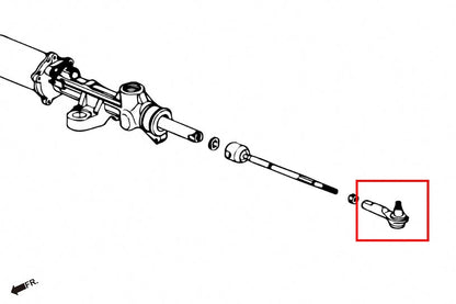 Hardrace Pillow Ball RC Tie Rod End Honda S2000 AP1/2