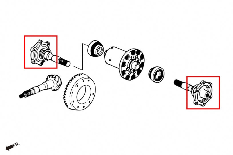 Hardrace Rear Driveshaft Spacer Honda S20 00