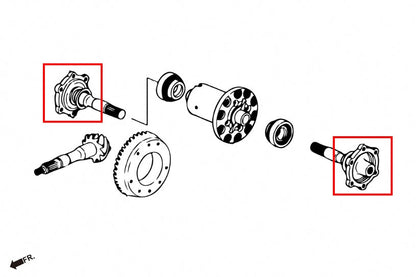 Hardrace Rear Driveshaft Spacer Honda S20 00