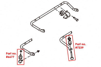 Hardrace Rear Reinforced Stabilizer Link Mazda3/5 Rear 05 Mazda3/5 05 Mazda3/5 05 Mazda3 / 5