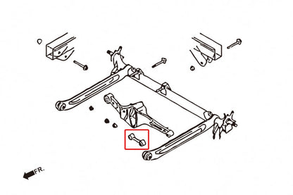 Hardrace Hardened Rubber Rear Transverse Link Nissan Sentra B14 / B15 / N15 / N16 / Cefiro A32 / A33