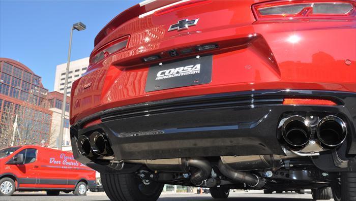 CORSA 2016-2024 Xtreme Exhaust Camaro SS / ZL1 (14784, 14786) Xtreme, Sport / Axle-Back 4.0 in Twin Tips