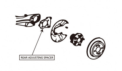 Hardrace Rear Adjusting Spacer Honda-Fit 14