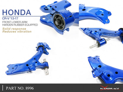 Hardrace Hardened Rubber Front Lower Arm Honda CR-V 4th RM1/RM3/RM4 2012-2016