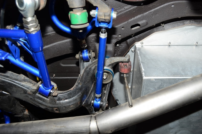 Hardrace Hardened Rubber Rear Toe Control Arm Nissan 240SX S14/R33/R34 Rear 1995-2002