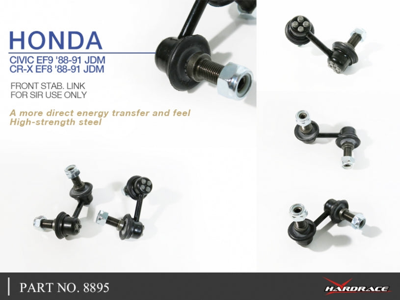 Hardrace Front Stab. Link Honda Civic 4th 1988-1991 EC, ED, EE, EF/Honda CRX 2nd EF6/7/8