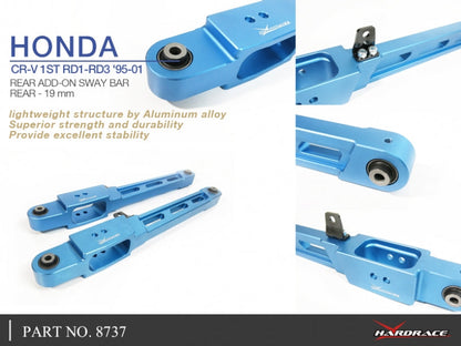 Hardrace Hardened Rubber Rear Lower Control Arm Honda CR-V 1st RD1-RD3 1997-2001