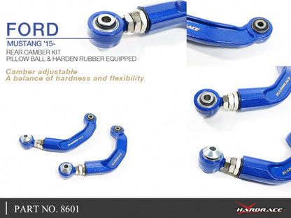 Hardrace Pillow Ball Rear Camber Kit Ford Mustang 15
