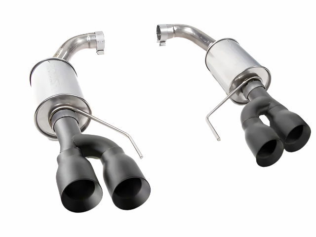 Roush 422097-BLK Black-Tip Axle-Back Exhaust System for 2018-25 Mustang GT 5.0 L