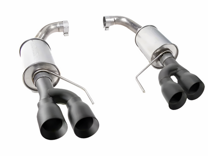 Roush 422097-BLK Black-Tip Axle-Back Exhaust System for 2018-25 Mustang GT 5.0 L
