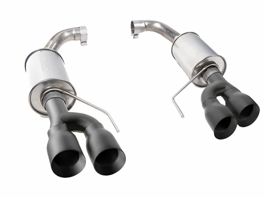 Roush 422097-BLK Black-Tip Axle-Back Exhaust System for 2018-25 Mustang GT 5.0 L