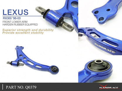 Hardrace Hardened Rubber Front Lower Control Arm Lexus Rx 1st XU10 1998-2003