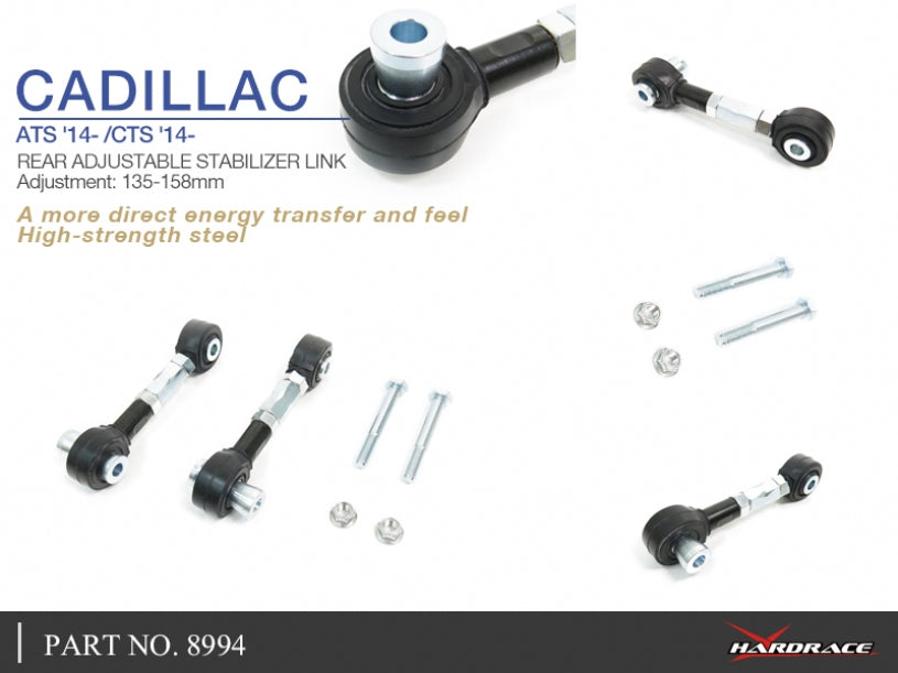 Hardrace Rear Adjustable Stabilizer Link Cadillac ATS 14- / CTS 14
