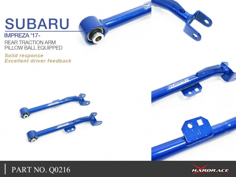 Hardrace Pillow Ball Rear Traction Arm Subaru Impreza 17- / XV 17- / Foreseter 18- / WRX 22