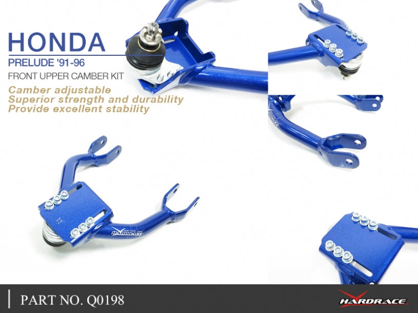 Hardrace Front Upper Camber Kit Honda Prelude 4th BA8/9, BB1/2/3/4