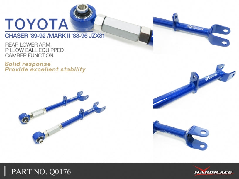 Hardrace Pillow Ball Rear Lower Arm Toyota Mark Ii/Chaser JZX81 1988-1992
