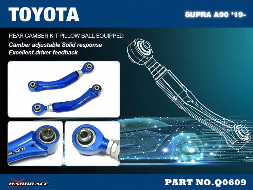 Hardrace Pillow Ball Rear Camber Kit Toyota Supra J29 / BMW 2s G42 / 3s G2X / 4s G2X / Z4 G29