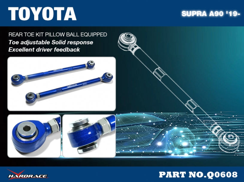 Hardrace Pillow Ball Rear Toe Kit Toyota Supra J29/BMW 2 S G42/3 S G2X/4 S G2X/Z4 G29 2019+