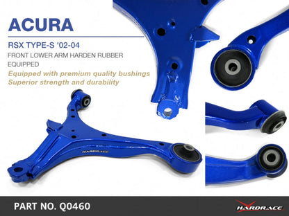 Hardrace Hardened Rubber Front Lower Arm Acura RSX Type-S 2002-2004/RSX base 2002-2006