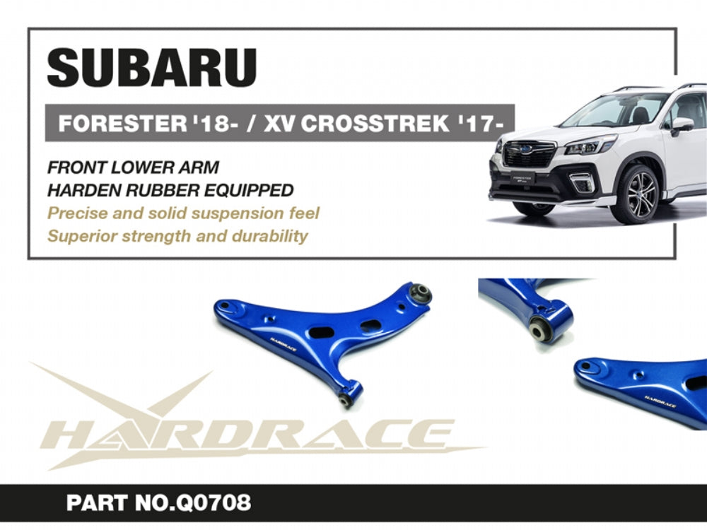 Hardrace Hardened Rubber Front Lower Arm Subaru Forester 2019+/Xv 18 2019+
