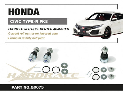 Hardrace Front Roll Center Adjuster +10mm Honda Civic 2015+ FK8 Type-R 2017+