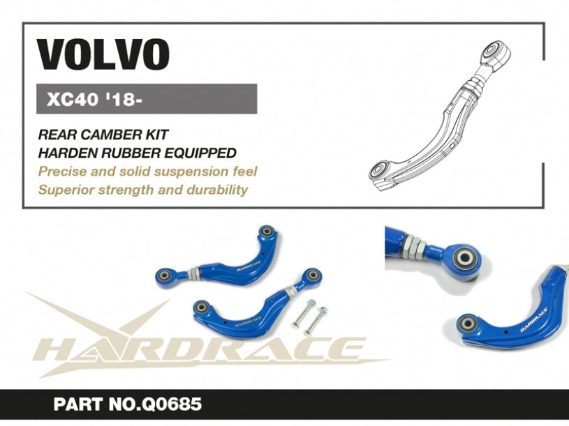 Hardrace Hardened Rubber Rear Camber Kit Volvo XC40 1st 2018+/Lynk & Co 01 2017+