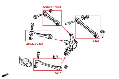 Hardrace Pillow Ball Rear Camber Kit BMW 3 Series F30/F20 12